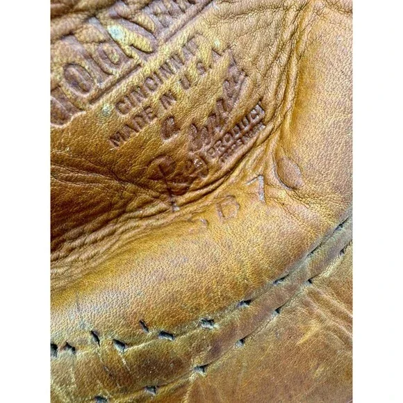 GoldSmith SB70 Gripper Pocket WWII Military Issued Softball Glove US 6‑1945
